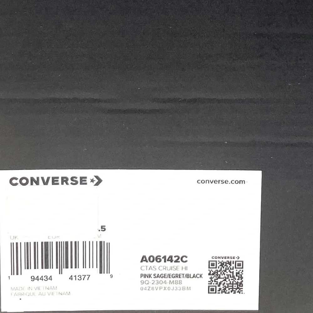 Converse Chuck Taylor Cruise Shoes High Sneakers Canvas Suede Pink Women A06142C